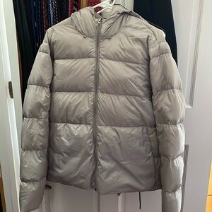 Gray zella puffer
